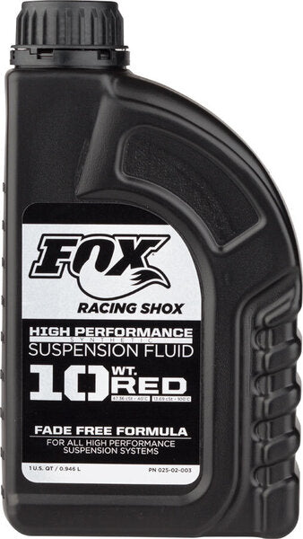 FOX Susp Oil 10wt Red 1L